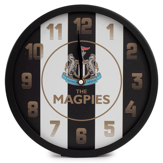 Newcastle United FC LED Stripe Wall Clock