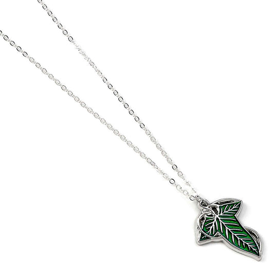 The Lord Of The Rings Silver Plated Necklace Leaf Of Lorien