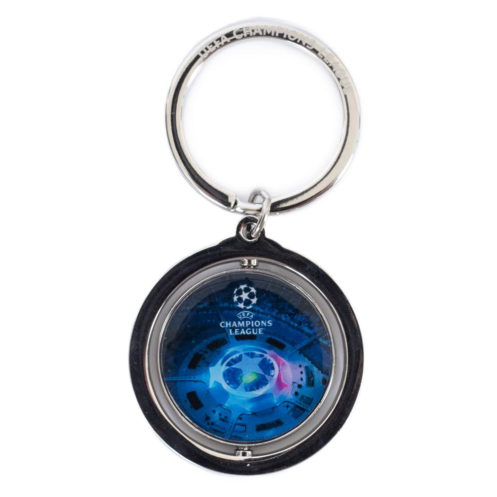 Manchester City FC UCL Spinner Keyring