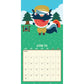 Animal Crossing Square Calendar 2025