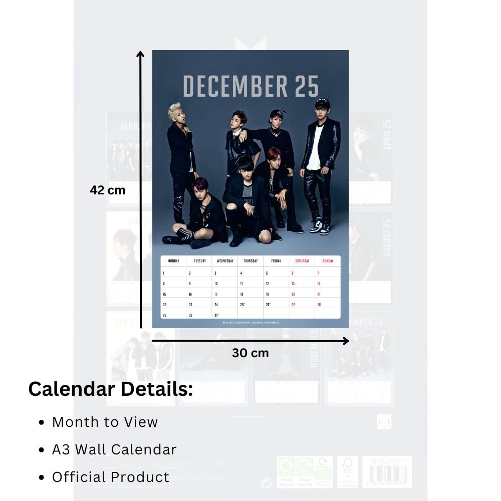 BTS A3 Calendar 2025