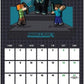 Minecraft Square Calendar 2025