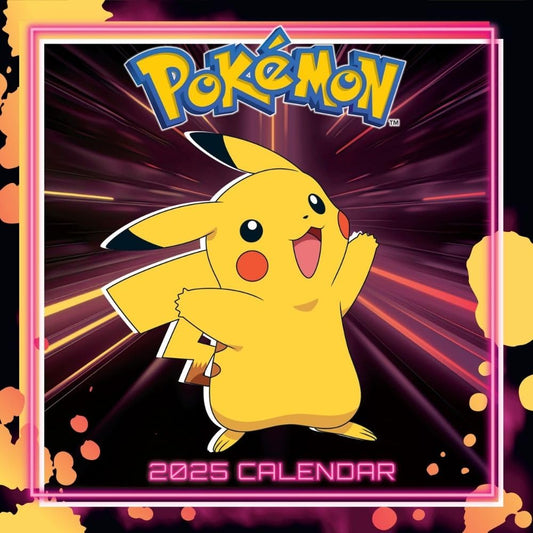 Pokemon Square Calendar 2025