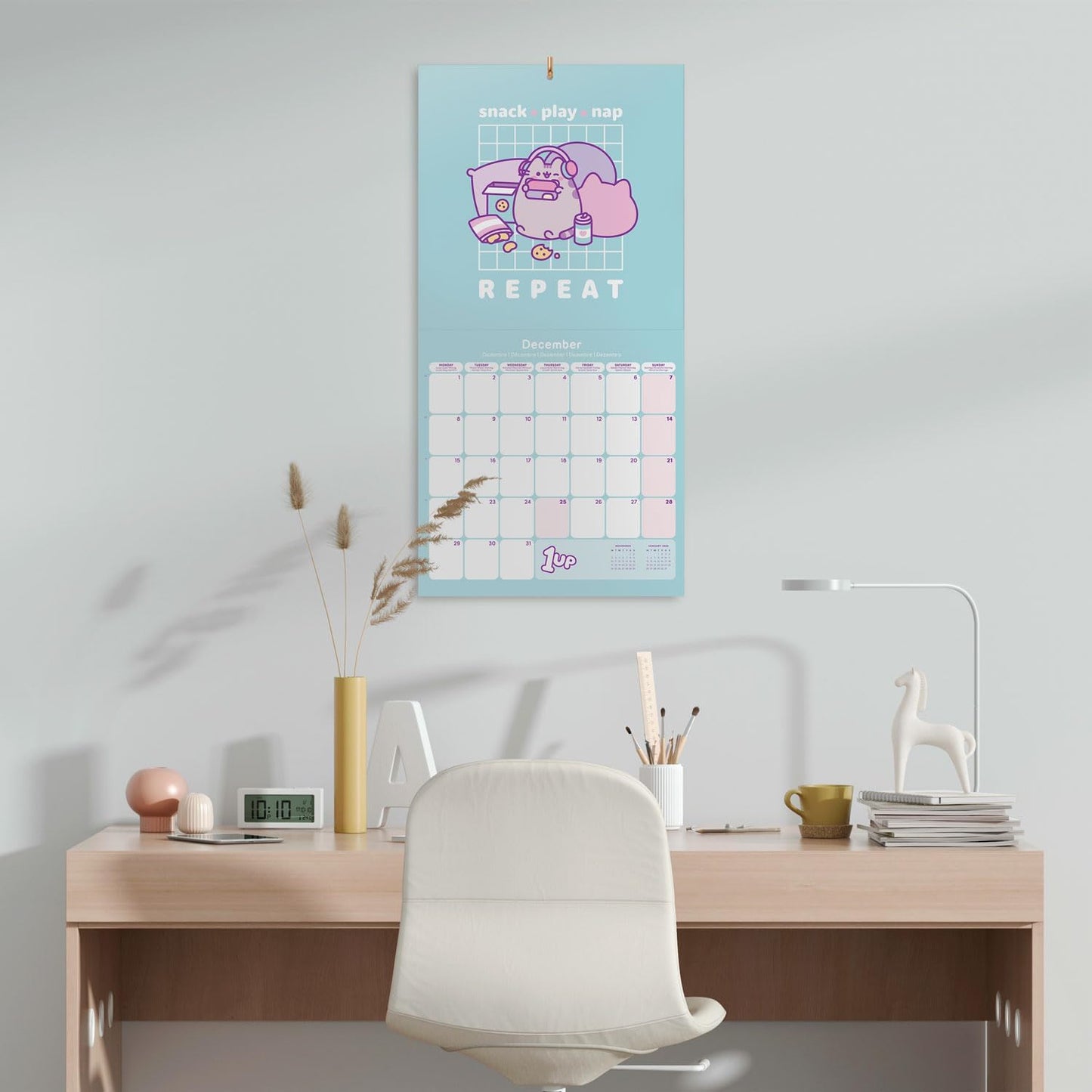 Pusheen Square Calendar 2025