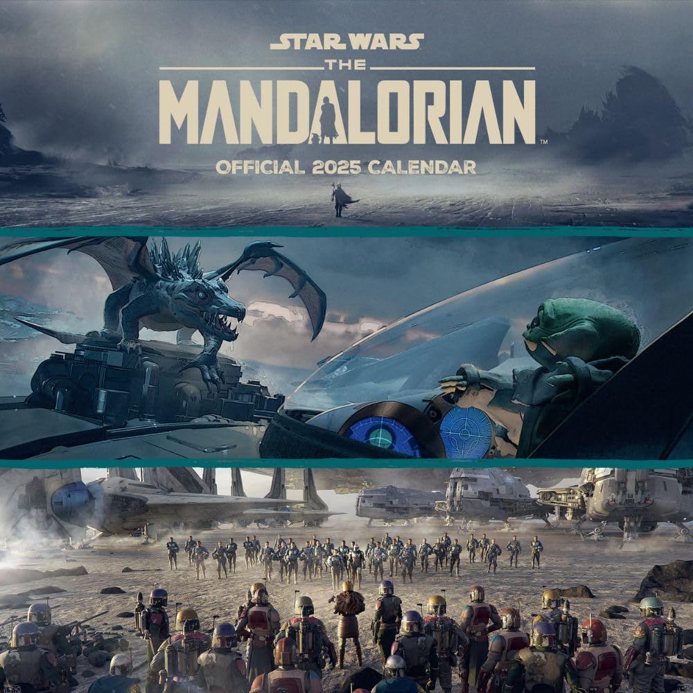 Star Wars: The Mandalorian Square Calendar 2025