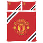 Manchester United FC Core Stripe Double Duvet Set