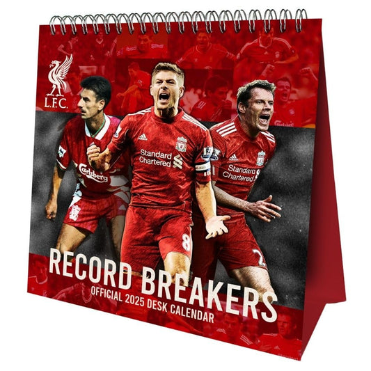 Liverpool FC Desktop Calendar 2025