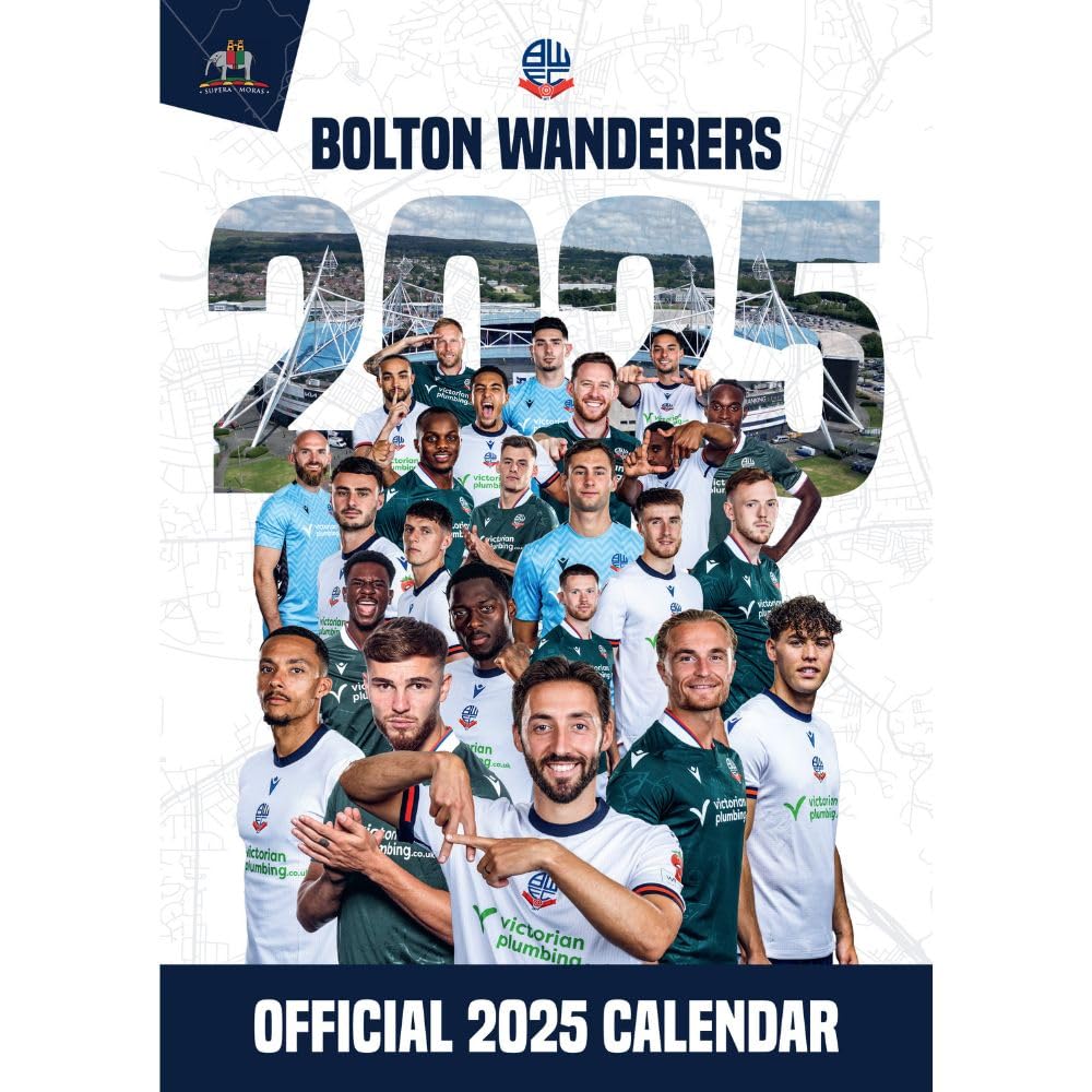 Bolton Wanderers FC A3 Calendar 2025