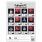 Fulham FC A3 Calendar 2025