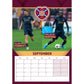 Hearts FC A3 Calendar 2025