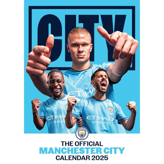 Manchester City FC A3 Calendar 2025