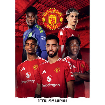 Manchester United FC A3 Calendar 2025