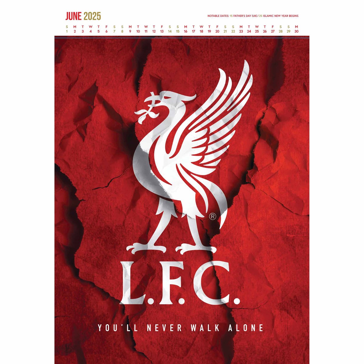 Liverpool FC Deluxe Calendar 2025