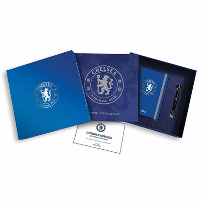 Chelsea FC Calendar & Diary Musical Gift Box 2025