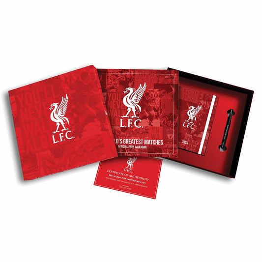 Liverpool FC Calendar & Diary Musical Gift Box 2025