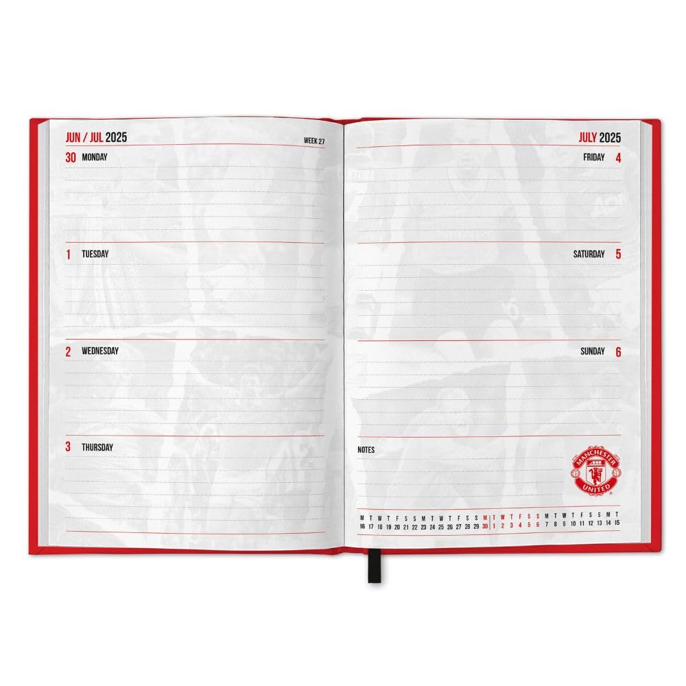 Manchester United FC A5 Diary 2025