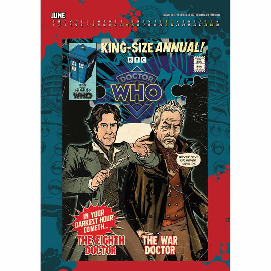 Doctor Who Classic Deluxe Calendar 2025