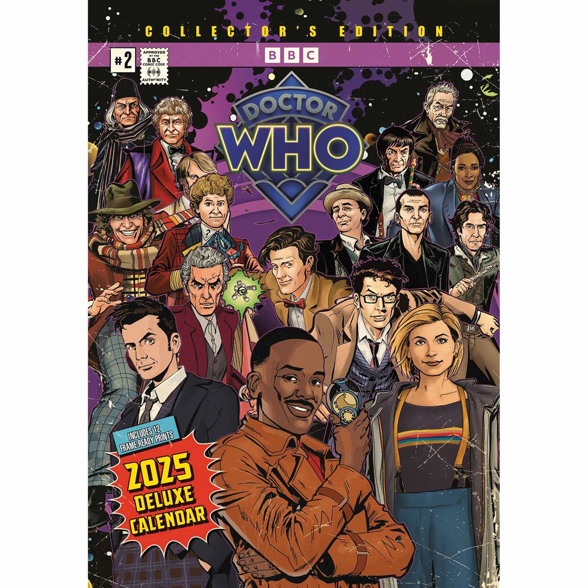 Doctor Who Classic Deluxe Calendar 2025