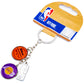 Los Angeles Lakers Charm Keyring