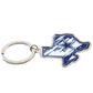 Dallas Cowboys State Shape Keyring