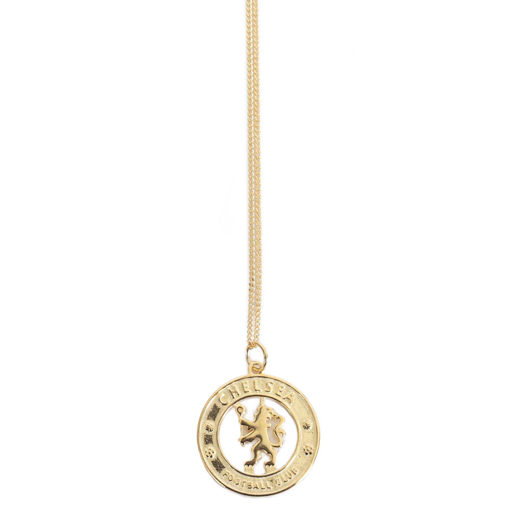 Chelsea FC 18ct Gold Plated on Silver Pendant & Chain