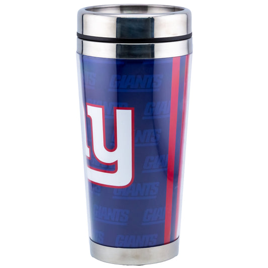 New York Giants Full Wrap Travel Mug