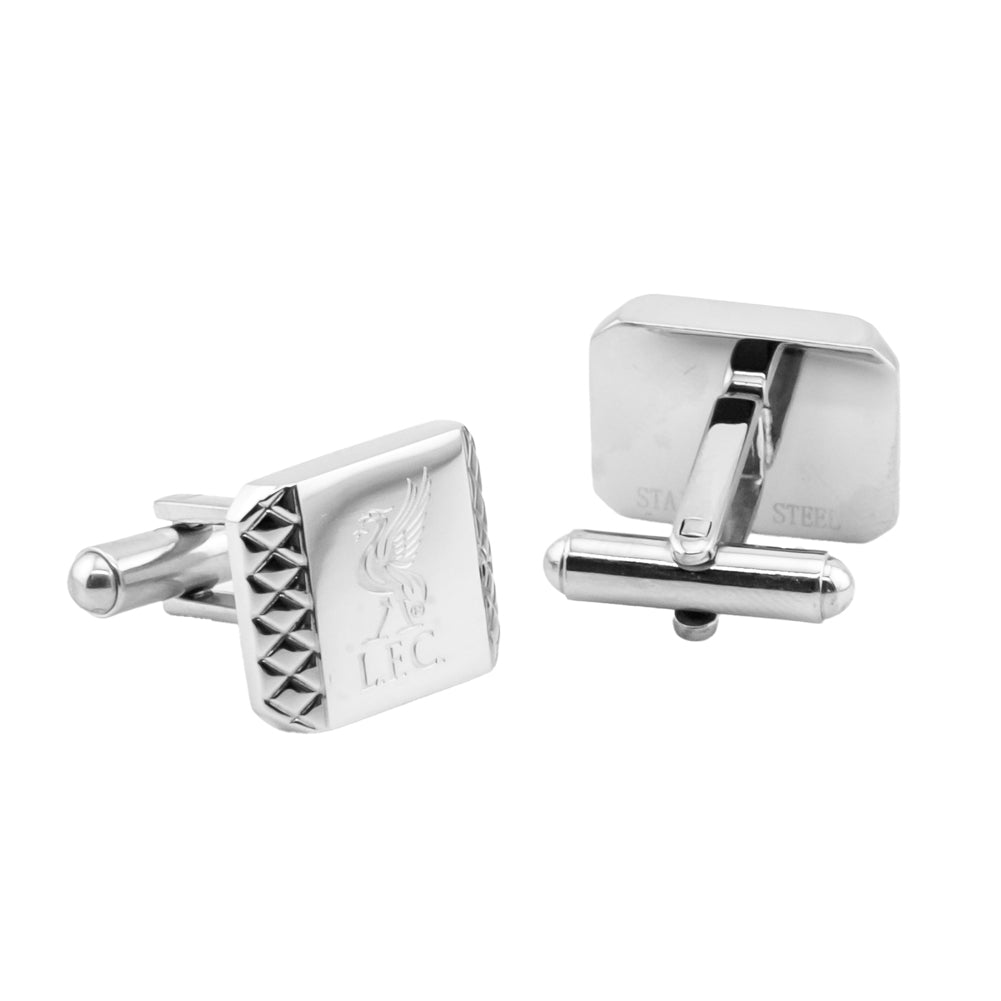 Liverpool FC Stainless Steel Patterned Cufflinks