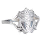 Liverpool FC Sterling Silver Split Shank Ring Small