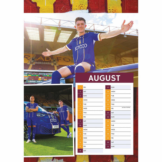 Bradford City FC A3 Calendar 2025