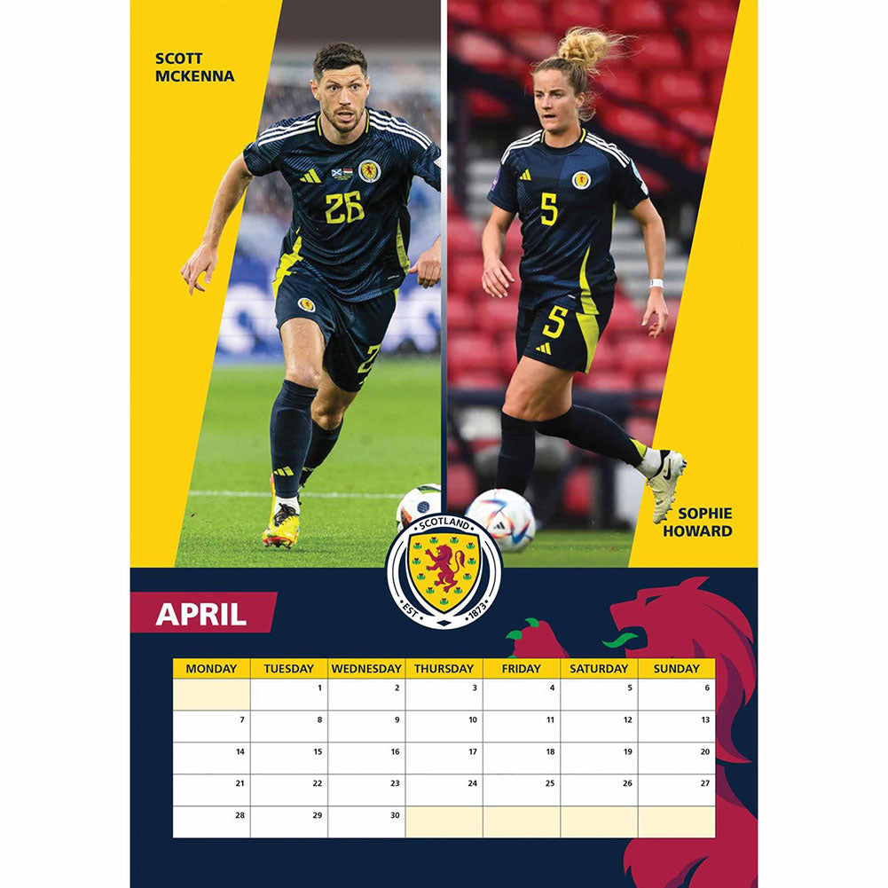 Scottish FA A3 Calendar 2025