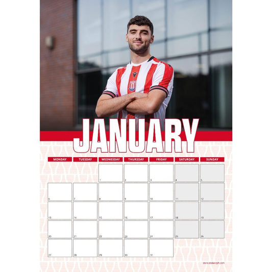 Stoke City FC A3 Calendar 2025