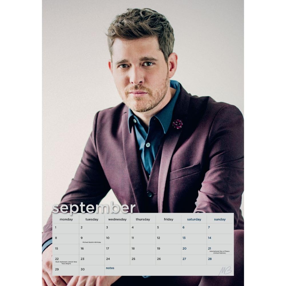 Michael Buble A3 Calendar 2025