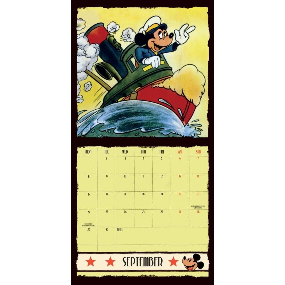 Mickey Classic 90th Anniversary Square Calendar 2025