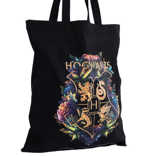 Harry Potter Hogwarts Crest Canvas Tote Bag