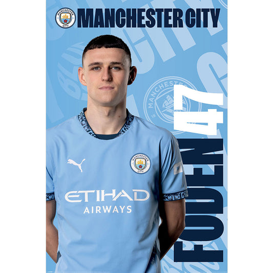 Manchester City FC Foden Poster 180