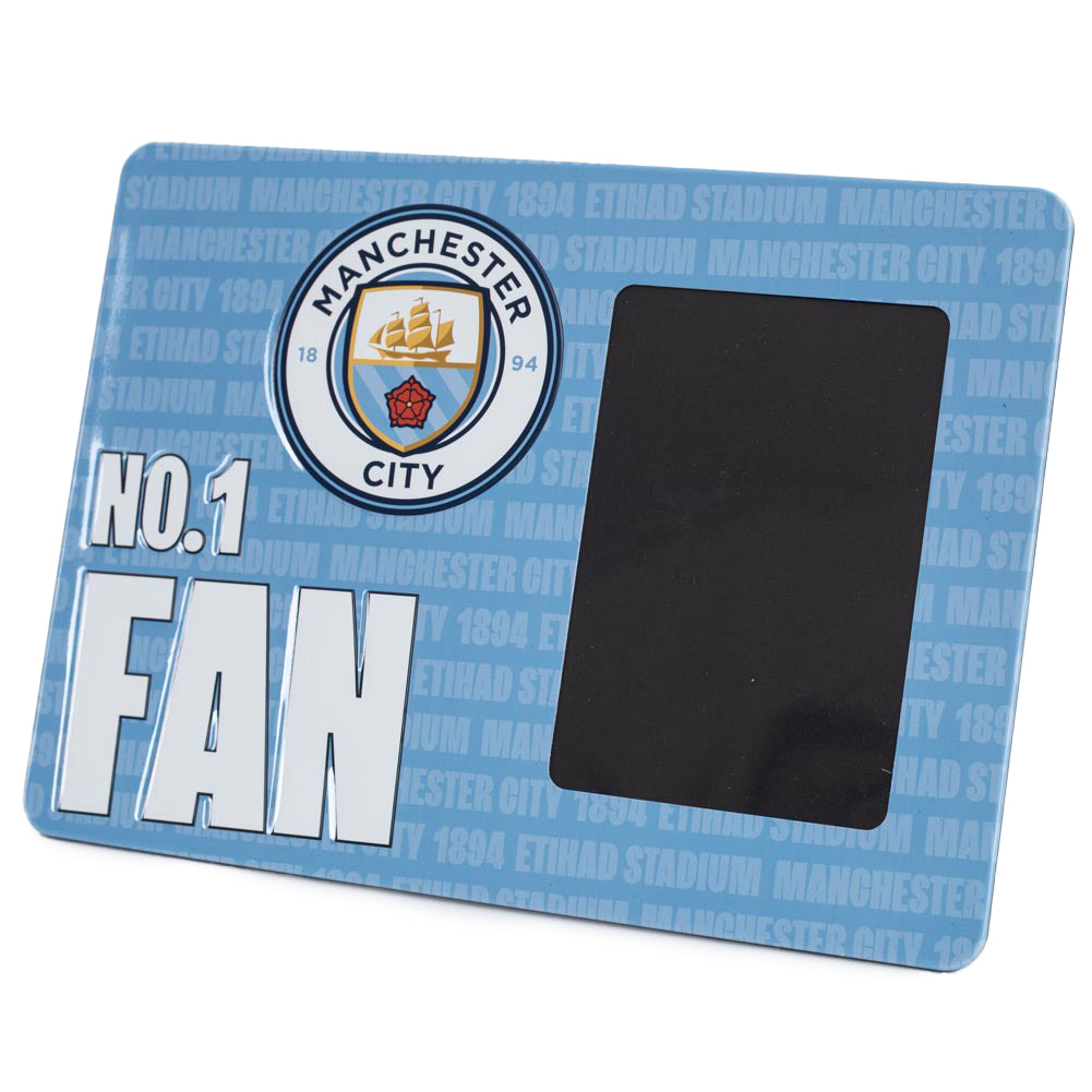 Manchester City FC No1 Fan Picture Frame Sign