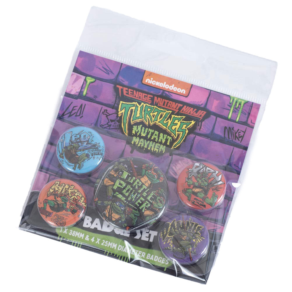 Teenage Mutant Ninja Turtles Button Badge Set