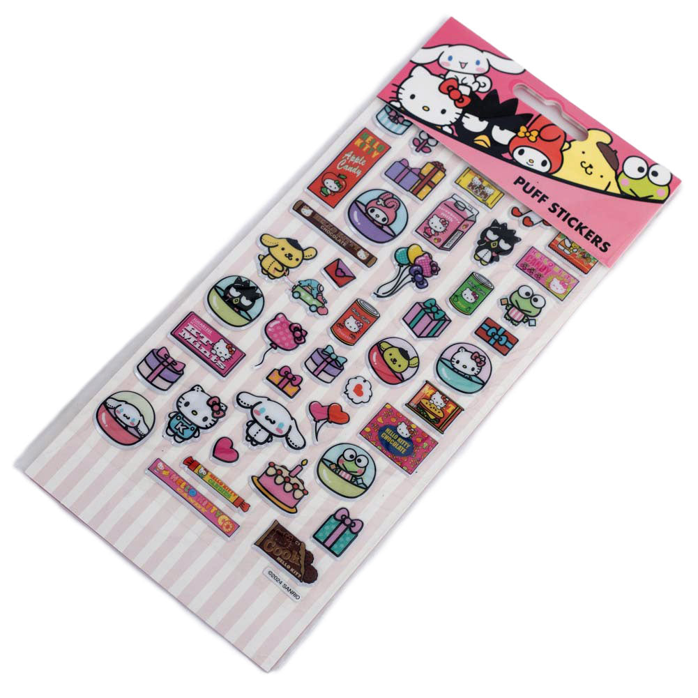 Hello Kitty Puff Sticker Set