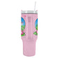 Super Mario Princess Peach 40oz Tumbler