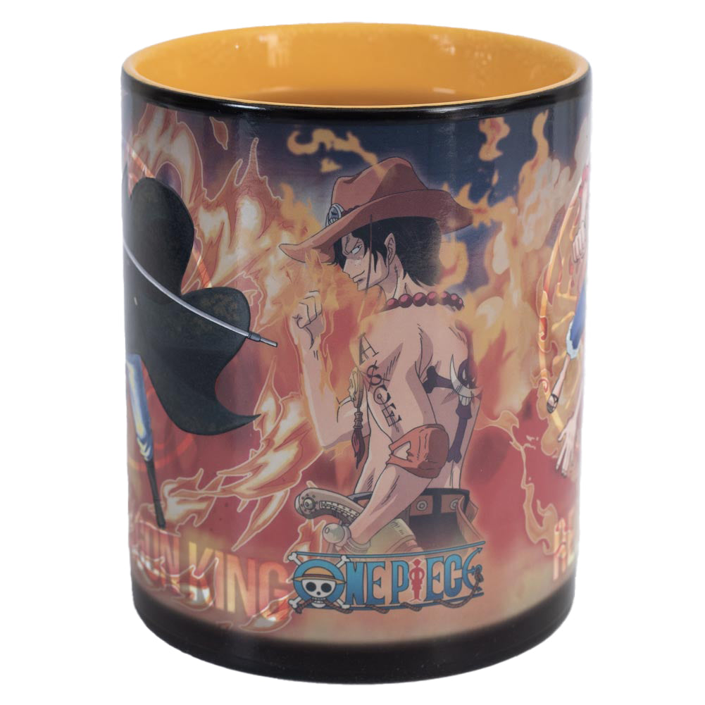 One Piece Heat Changing Mega Mug Luffy & Sabo