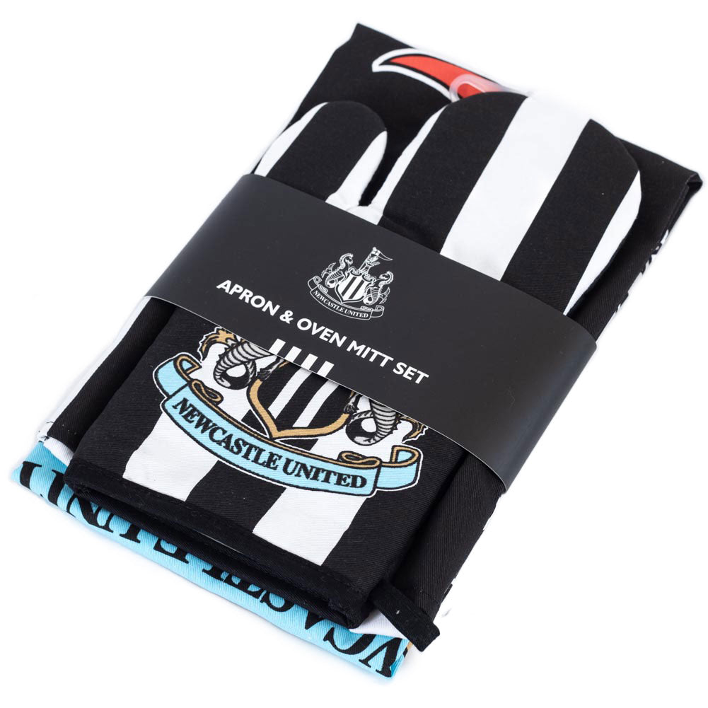 Newcastle United FC Apron & Oven Glove Set