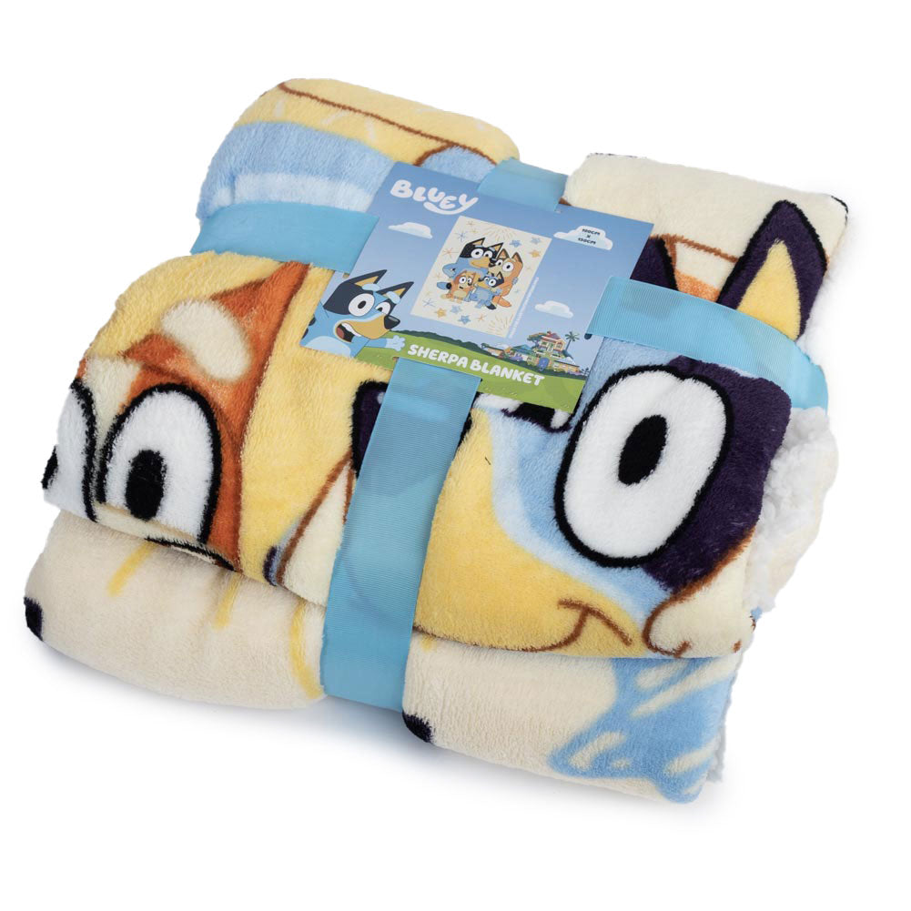 Bluey Sherpa Fleece Blanket