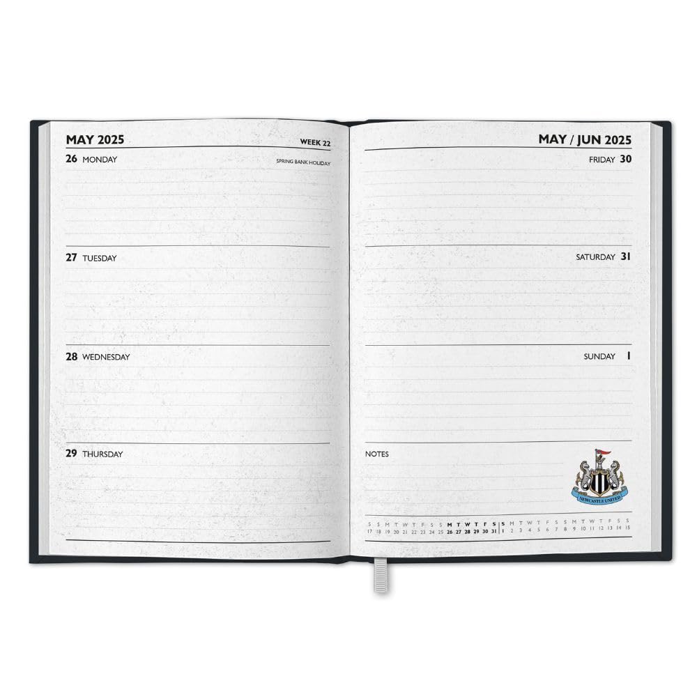 Newcastle United FC A5 Diary 2025