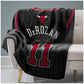 Chicago Bulls De Rozan Luxury Throw Blanket