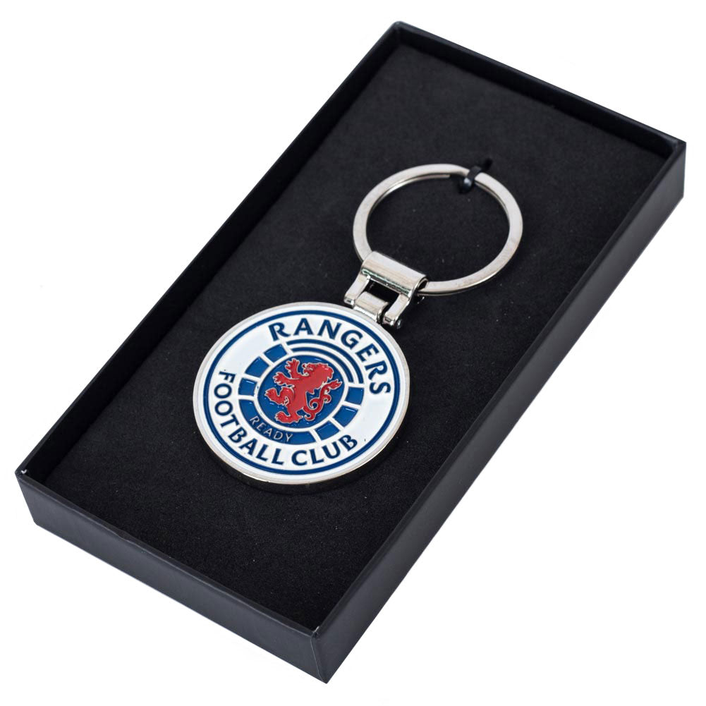 Rangers FC Boxed Crest Keyring