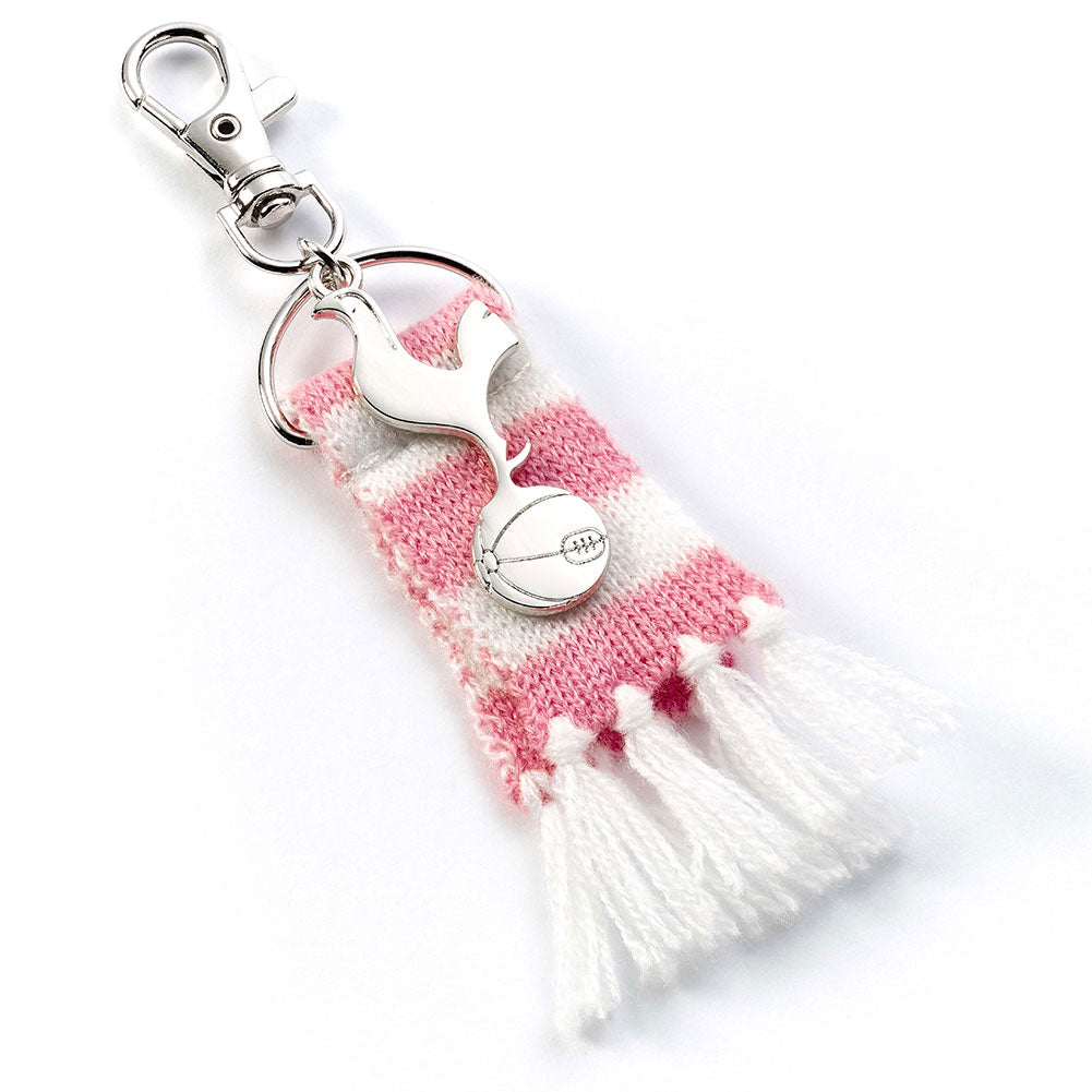 Tottenham Hotspur FC Pink Bar Scarf Bag Charm