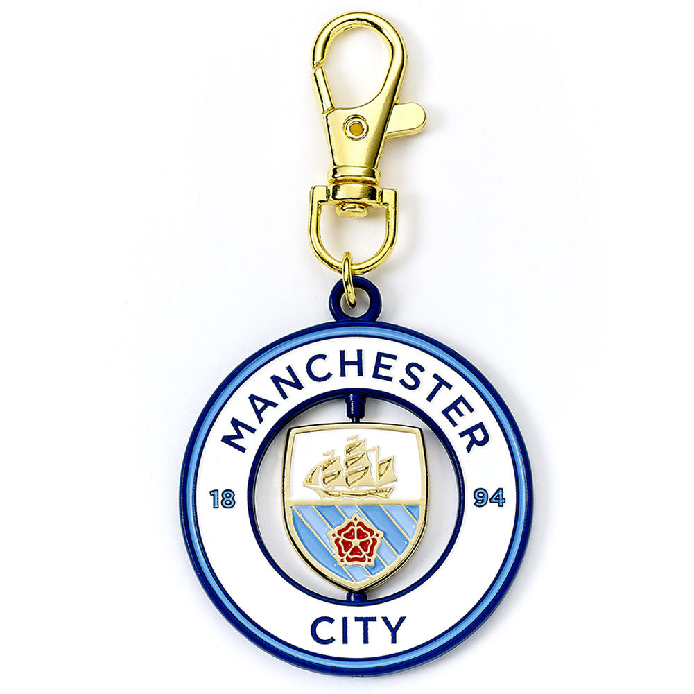 Manchester City FC Spinning Bag Charm