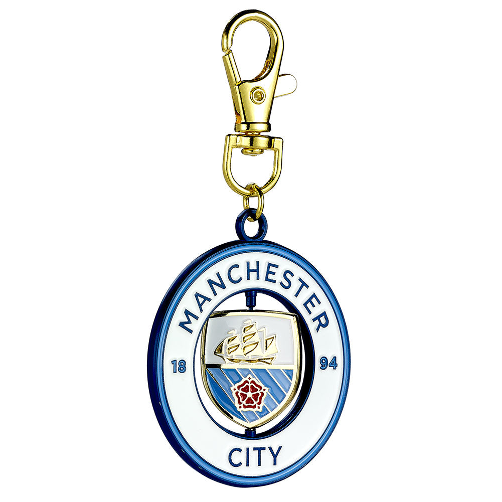 Manchester City FC Spinning Bag Charm