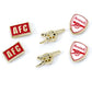 Arsenal FC Stud Earring Set