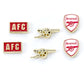 Arsenal FC Stud Earring Set